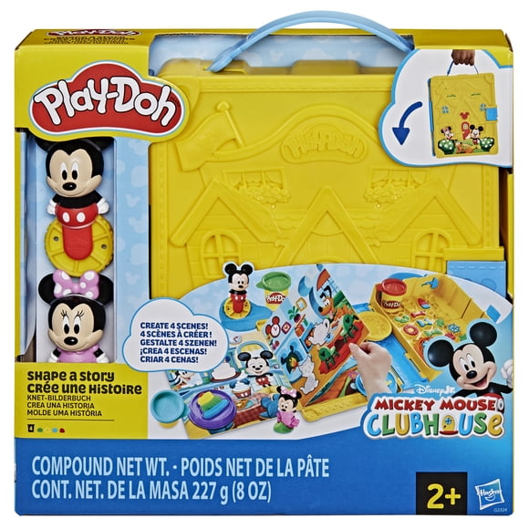 Play-Doh Disney Junior Shape a Story Portable Storage Playset, Kids Arts & Crafts 2+
