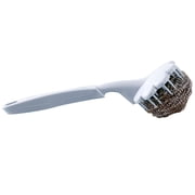 Stainless Steel Wire Washing Pot Brush With Handle Cleaning Brush Dryer Sheet Baby Fabric Softener Replacement Soap Oxygen Dryer Sheets Laundry Natural Hedgehog Dryer Buddies Dryer Sheets Fresh Linen