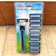 thumbnail image 1 of Razor  For Men  Comes With A Double Lubricated And Precision Trimmer  Handle And 9 Blades, 1 of 6