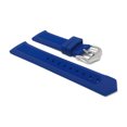 thumbnail image 2 of 26mm Silicone Watch Bands - Soft Rubber Replacement Watch Straps - Smooth and Ribbed - Waterproof - Stainless Steel Buckle - Many Colors, 2 of 8