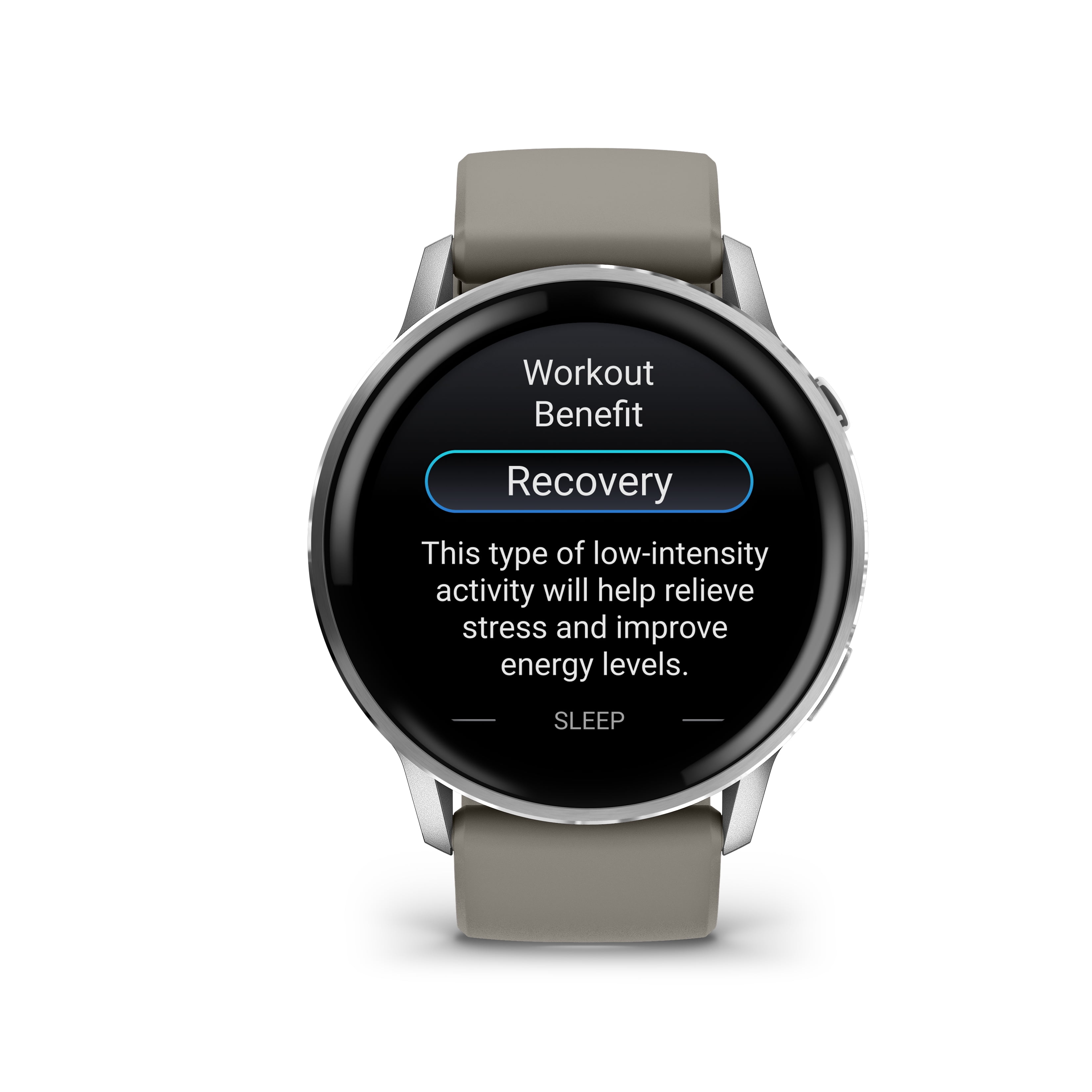 Garmin Venu 4 GPS Smartwatch - 45mm Silver with Silver Gray Silicone Band