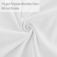thumbnail image 4 of Unique Bargains 110gsm Brushed Polyester Duvet Cover Set Bedding Set with Bowtie,3-Pieces,, 4 of 9