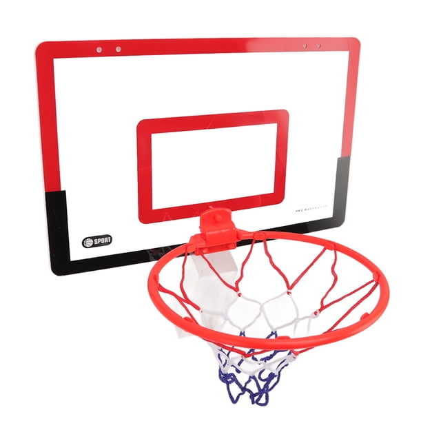 Basketball Hoop, Complete Red Black Mini Basketball Hoop Set PVC EVA For Home