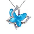 thumbnail image 1 of Jusqu'à 65 % de Rabais sur les Colliers SMihono pour Femmes Collier Papillon en Cristal Multicolore Pendentif de Mode, 1 of 2