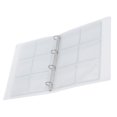 thumbnail image 1 of Livre de Rangement pour Badges, Classeur Transparent Collection de Badges Tri de Photos 6 Pages Dossier de Rangement Collection Tri de Pièces pour Photos pour Badges pour Coque + Intérieur à 6 Trous, 1 of 8
