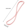 thumbnail image 2 of Silicone Resistance Exercise Band with Handles for Home Fitness Training and Strength Workouts, 2 of 4