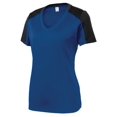 thumbnail image 1 of Gravity Threads Chemise à Manches Bloquées pour Femmes - Bleu Royal/noir - Très Grand, 1 of 1