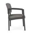 thumbnail image 4 of Lenox Steel Reception Waiting Guest Chair / Charcoal Steel / Light Gray, 4 of 5
