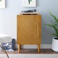 thumbnail image 4 of Pemberly Row Contemporary Wood Record Player Stand in Acorn Brown, 4 of 7