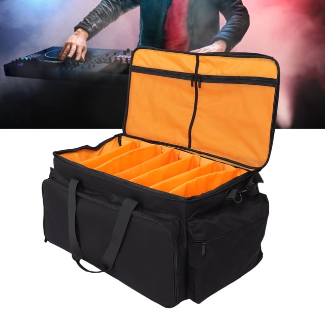DJ Controller Bag, Fluent Zip Dusts Proof DJ Controller Carry Bag Canvas Lightweight Water Proof Nylon Shockproof for Travel