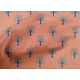 thumbnail image 4 of oneOone Cotton Poplin Fabric Floral & Flying Swan Block Print Fabric By Yard 42 Inch Wide, 4 of 4