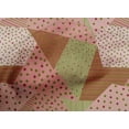 thumbnail image 4 of oneOone Cotton Poplin Pink Salmon Fabric Triangle Geometric Craft Projects Decor Fabric Printed By The Yard 56 Inch Wide, 4 of 4