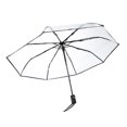 thumbnail image 4 of Rain Umbrellas, Transparent Rain Umbrellas Transparent Large -fold  For Travel Business For Daily Life Use For Girls For Women, 4 of 8