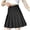 Black, variant on Satin Mini Skirt Bed Skirt for Adjustable Bed Womens Men's Winter Women's Fashion High Waisted Mid Length Solid Color Pleated Half Brown XXXL