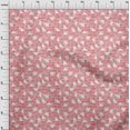 thumbnail image 3 of oneOone Cotton Cambric Medium Pink Fabric Texture & Triangle Geometric Sewing Material Print Fabric By The Yard 56 Inch Wide, 3 of 4