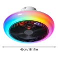 thumbnail image 2 of Music Ceiling Fan Light with RGB Starry Sky 6 Speed Remote Control for Kids Room and Bedroom, 2 of 8
