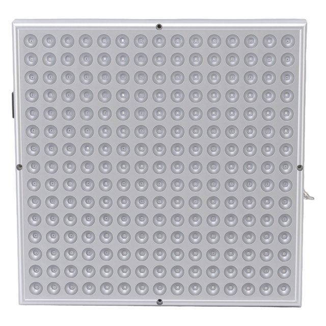 Lampe de Bronzage, Lampe de Bronzage à DEL avec 225 DEL Bleues Complètes Disposées en Grille Carrée pour un Grand Éclairage de Zone. Idéale pour le Bronzage du Visage et la Luminothérapie, Dotée d'Un Cadre compact en ABS Mesurant 31x31x3,5 cm. Comprend un Crochet, un Anneau de Suspension et une Prise EU 220 V pour une Installation Facile.
