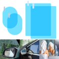 thumbnail image 2 of 8Pcs Anti Fog Film Car Rear View Mirror Waterproof Film Protective Film Anti Glare Rain-Proof Anti Water Mist, 2 of 3