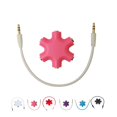 thumbnail image 3 of Mix Colors 3.5mm Snowflake Shape 5 Way Stereo Audio Splitter  for Jack Earphone Headphone Adapter, 3 of 3