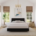 thumbnail image 1 of Nexera Corbo Platform Bed, Black, 1 of 7