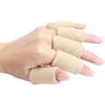 thumbnail image 4 of Workhe 10Pcs Nylon Knuckles Sleeve Thumb Protection Sheath for Sports Nylon Knuckles Sleeve Breathable Braces, Skin Color, 4 of 9