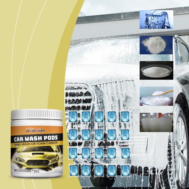 Heliisoer Super Concentrated Car Wash Gel Is Effective In Removing Dirt And Dissolves Quickly To Save Water And The Paint Of New Cars. 160ml
