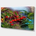 thumbnail image 2 of Été et Cerises Aquarelle - Impression sur Toile Art Floral, 2 of 4