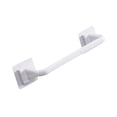thumbnail image 1 of Over Cabinet Towel Bar Shelf Cabinet or Door Storage and Display Rack Hand Towel short white, 1 of 7
