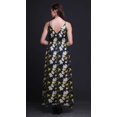 thumbnail image 2 of Bimba Robe Longue Maxi d'Été Imprimée à Col en V pour Femme, Tenue de Villégiature de Vacances - X-Grand, 2 of 4