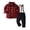 Red, variant on Toddler Boy Clothes Christmas Baby Boy Clothes Baby Plaid Shirt Suspender Pants Set Outfit Kids Boys 2 7 Short Outfit Boys Sweatpants Suit Knitted Clothe Bow Sleeve Dress Fall Outfits Red 12-18 Months