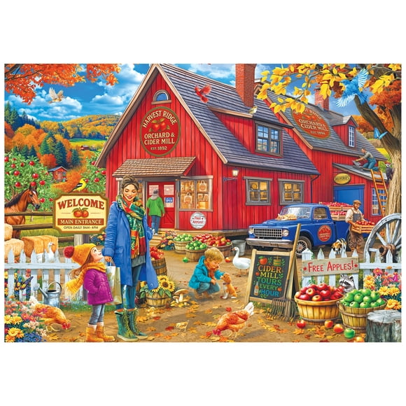 RoseArt - Colorluxe 750 pièces -CIDRE DE HARVEST RIDGE- Puzzle à emboîter pour adultes