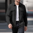 thumbnail image 1 of Yusimy Men's Trench Coat Double-Breasted Slim Fit Solid Mid-Length Casual Versatile Overcoat, 1 of 8