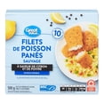 thumbnail image 3 of Great Value Lemon Pepper Flavoured Breaded Fish Fillets, 500 g ( minimum 10 battered fillets), 3 of 3
