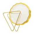 thumbnail image 1 of QualitChoice 6x Dishes Set Tableware Kitchen Dish Plate Plate Bone for Outdoor Home Party Beige, 1 of 6