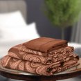 thumbnail image 3 of Lux Decor Collection Draps de Lit - Ensemble de 4 Pcs Draps Simple TG - Draps en Microfibre Brossée 1800 Fils, 3 of 5