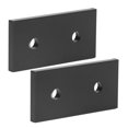 thumbnail image 3 of Plaque de Raccordement à 2 Trous, Résistance à la Compression Noire Délicate Rectangle Petite pour Commodes 3030,4040, 3 of 8