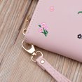 thumbnail image 4 of Womens Long Wallet Fashion Embroidery Flower Zipper Card Wallet Clutch Wallet, 4 of 9