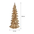 thumbnail image 4 of Fraiche Gold Medium Christmas Tree Decoration, 4 of 6