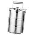 thumbnail image 4 of Rongfmy Stainless Steel Food Containers Stacking 3 Tier Lunch Box/Food Carrier/Bento, 4 of 8