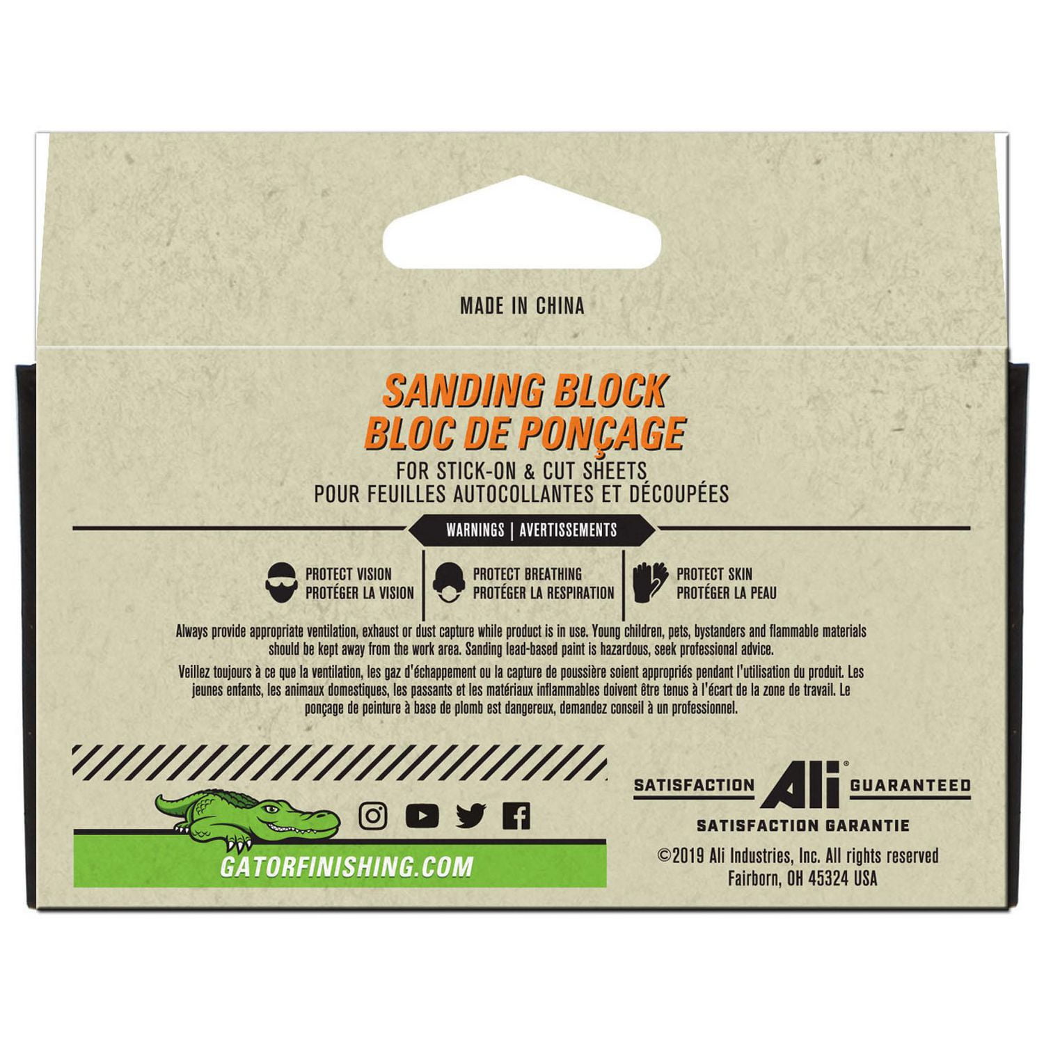 GATOR Rubber Sanding Block