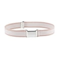 thumbnail image 1 of 1 Ensemble Ceinture Élastique Simple pour Enfants Garçons Boucle Ajustable Taille Extensible Réutilisable Lavable Jeans Accessoires de Vêtements Rayure Rose Blanche, 1 of 8