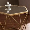 thumbnail image 3 of SEI Furniture Joelle Geometric Accent End Table in Gold, 3 of 5