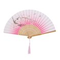 thumbnail image 1 of Spptty Folding Hand Fan Wedding Party Gift Dance Props Home Office Decoration, Hand Fan, Folding Hand Fan, 1 of 7