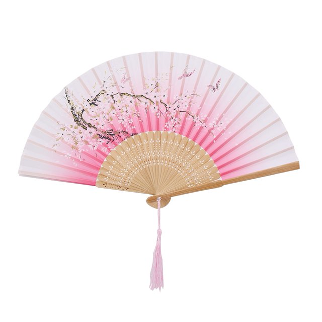 Spptty Folding Hand Fan Wedding Party Gift Dance Props Home Office Decoration, Hand Fan, Folding Hand Fan