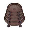thumbnail image 1 of Feltree Base à Roue Universelle en Fer et Métal, Coussinet Circulaire Épaissi avec Bac de Récupération d'Eau, Pot de Fleurs en Fer et Métal Mobile avec Plateau à Roulettes, 1 of 8