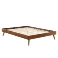 thumbnail image 3 of Modway Margo King MDF Wood and Rubberwood Platform Bed Frame in Walnut, 3 of 8
