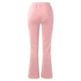 thumbnail image 5 of LSLJS Pantalon Évasé Ajusté pour Femme, Mode Décontractée, Tempérament, Couleur Unie, Tricoté, Micro-Tiré, 5 of 5