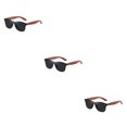 thumbnail image 4 of Decodeary Protection Bois Mode Lentille Colorée Options Monture Légère Noir 3 Ensembles, 4 of 6
