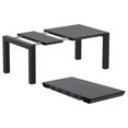 thumbnail image 4 of Loft Outdoor Dining Set with 6 Arm Chairs and 55 inch Extension Table Black, 4 of 5