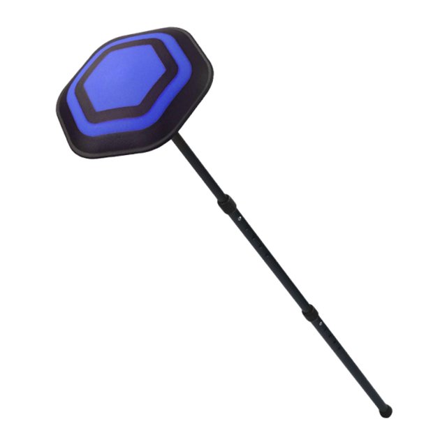 Siruishop Poteau de Support de Sac de Voyage de Golf Extérieur pour Transport Rangement Réglable Robuste Poteau Noir Couvercle Bleu